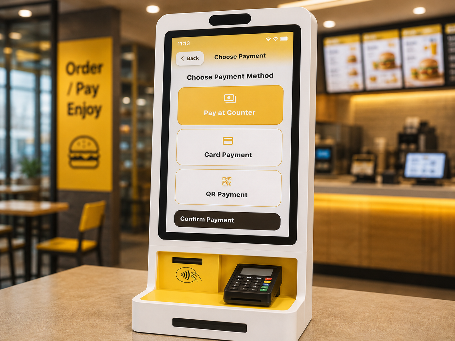 POS2U Kiosk F&B Screen 4